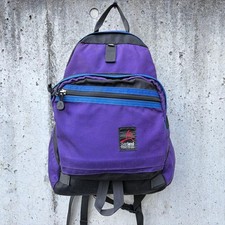 Zaino Overland USA CORDURA nero e viola vintage anni 2000 made in USA