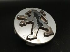 PEUGEOT 60MM BORCHIA COPPA COPRI MOZZO MOZZI CERCHIO RUOTA LOGO BADGE STEMMA