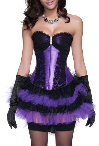 Pinup corsetto raso tutù - corsetto, +