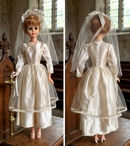 Bambola sposa kaysam vintage - sposa,