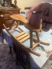 Cavallo A Dondolo in Legno