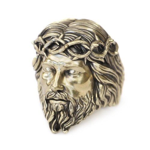 Anello gesù cristo ottone - gesù,