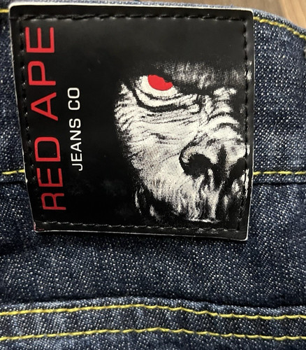 Jeans red ape baggy gamba - jeans,