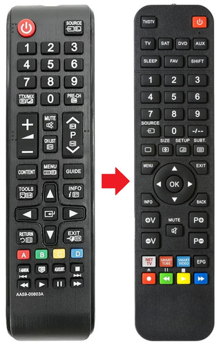 Telecomando adatto per samsung - adatto,
