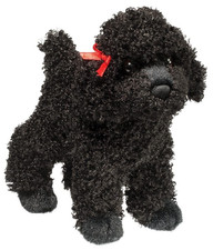 Peluche pupazzo cucciolo cucciolo cane Douglas cane barboncino nero Gigi 8"