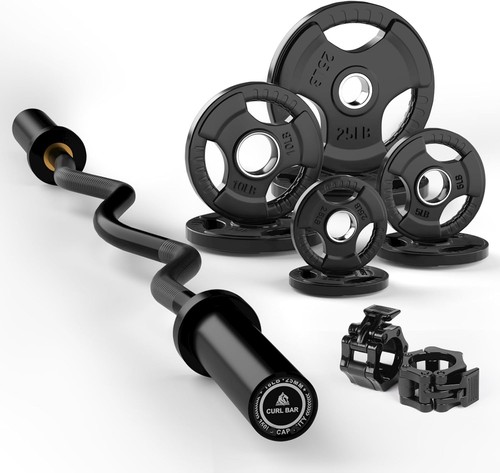 Curl bar set pesi - bar,