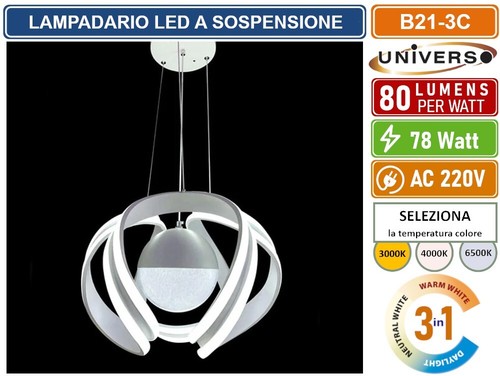 Universo b21 lampadario - universo, b21-3c