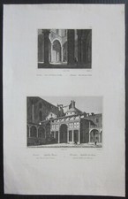 1834 FIRENZE Veduta Palazzo