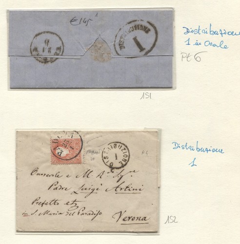 Lombardo veneto due lettere - veneto,