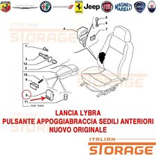 LANCIA LYBRA PULSANTE APPOGGIABRACCIA SEDILI ANTERIORI NUOVO ORIGINALE 183499680