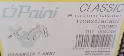 Rubinetto monoforo lavabo - monoforo,