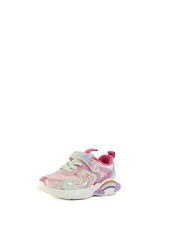 Sneakers con luci bambina rosa