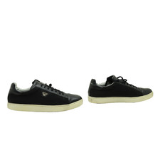 Scarpa Armani Jeans Snickers Usate Numero: EUR 44 (Cod.SS3386) Pelle Nero Uomo