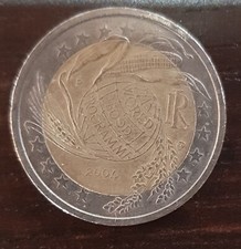 Moneta due  2 Euro 5° decennio di attività del World Food Programme 2004 Italia