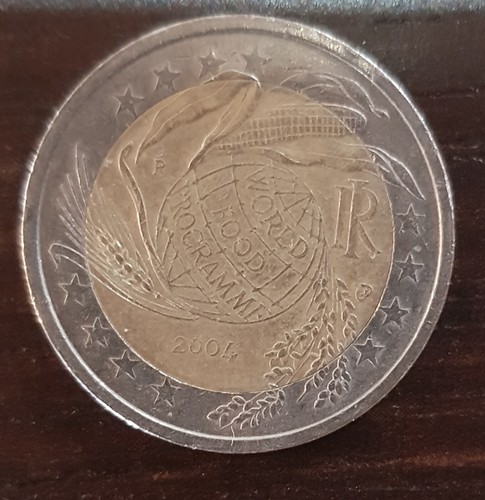 Moneta due euro - due,