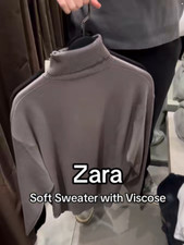 Zara maglione morbido maglione