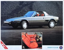 Fiat X1/9 BICOLORE depliant