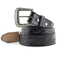 Cintura western in pelle stile