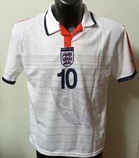 MONDO REPLICA MAGLIA INGHILTERRA 1^ HOME  M. OWEN BIANCA TG. M/L NUOVA 