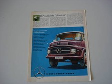 advertising Pubblicità 1959 AUTOCARRO MERCEDES
