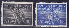 VATICANO 1948 Tobia (posta aerea) 2v MH*