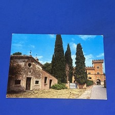 BOLGHERI INGRESSO AL CASTELLO DEI CONTI CARTOLINA A COLORI