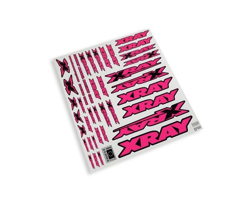 Xray adesivo corpo rosso neon - adesivo,
