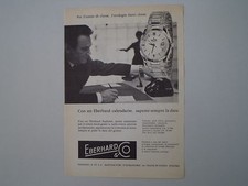 advertising Pubblicità 1959 OROLOGIO EBERHARD SCAFODAT