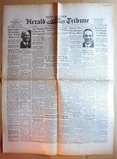 IL DITTATORE GRECO ROVESCIATO -da HERALD TRIBUNE del 1926-RIF.9483