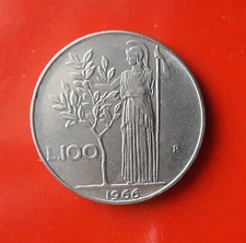 100 LIRE 1966 ERRORE RUOTATA
