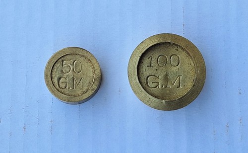 Lotto pesi peso tondo ottone - tondo,