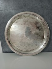 Vassoio in Metallo Placcato in Argento Vintage 35 cm BEsse Silver Gold