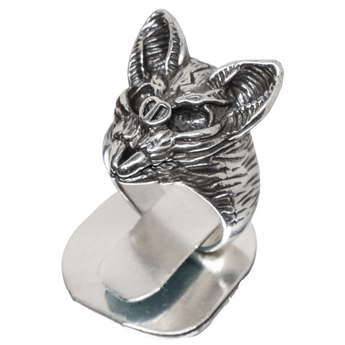 Anello testa pipistrello - testa,