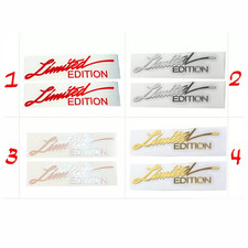 2 adesivi EDIZIONE LIMITATA 3D