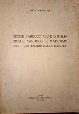 Mevio Gabellini Giosuè Carducci Vate D'Italia - Giosuè Carducci E Madesimo 1936