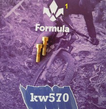 Formula - 2 viti originali Ergal Oro/Gold collarino/clamp R1/T1 FD-V121-05 USED1