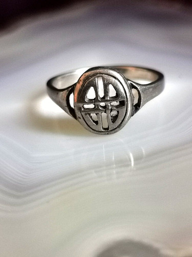 Anello argento 925 placca
