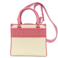 Bvlgari 2way handbag canvas - bvlgari,
