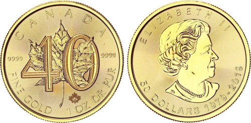 Canada dollari oro 2019 - oro,