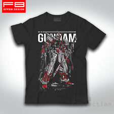 T-Shirt Maglietta Gundam Cartoon Japan Super Robot Meme Anni 80 Mecha Film Art