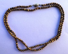 COLLANA OCCHI DI TIGRE VINTAGE