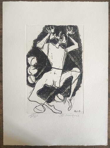 Luciano minguzzi acquaforte - minguzzi,