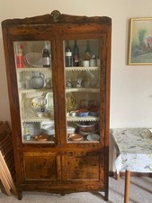 Credenza / Vetrina vintage anni ’60 in legno massello – Ottimo stato, originale!