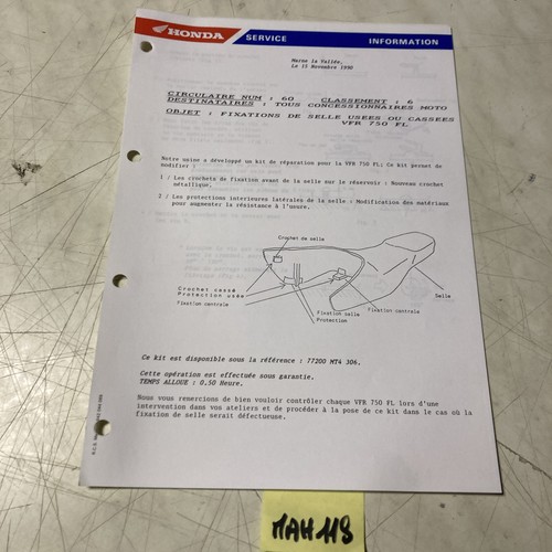 Honda moto 1990 - 1990, nota