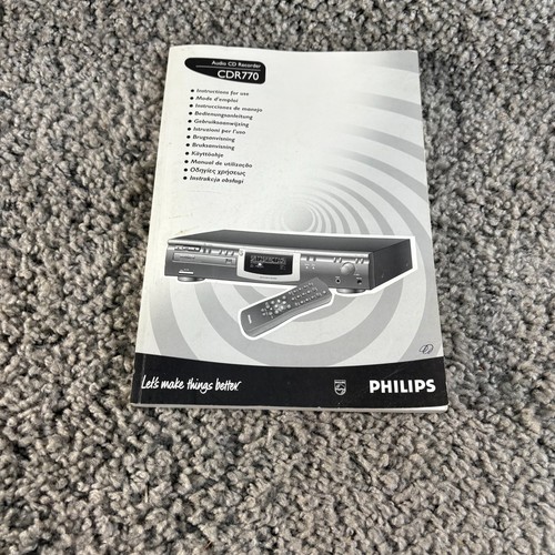 Philips cdr770 registratore - philips,