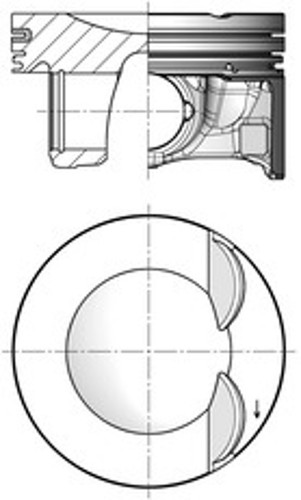 Pistone kolbenschmidt 41533620 - pistone,
