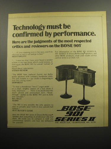 1974 bose 901 series - bose, ii