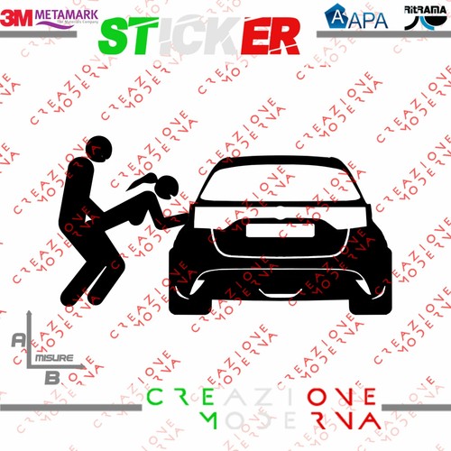 Adesivo sticker sesso omini - adesivo,