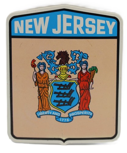 Adesivo new jersey - new, turismo