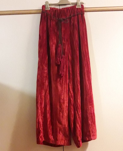 Pantalone amplio velluto - pantalone,